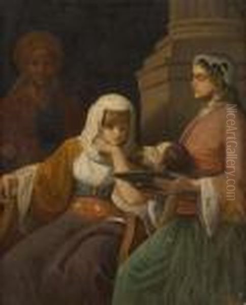 Salome Oil Painting by Theodore Jacques Ralli