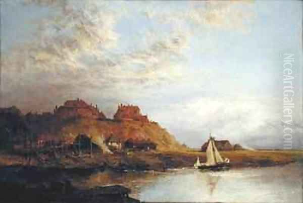 Shipbuilding at Rye Oil Painting by Alfred Dawson