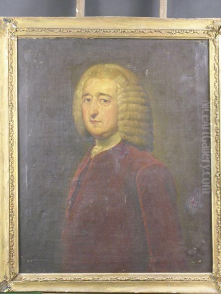 Portrait Of Oil Painting by Allan Ii Ramsay