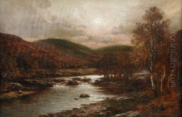 In Glenorknear Blackmore Oil Painting by Allan Ii Ramsay