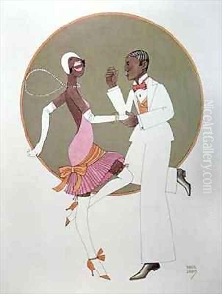 Jazz dancers Oil Painting by Paul Davis