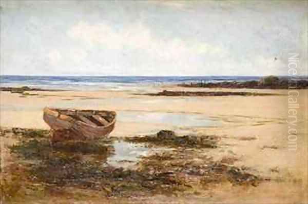 Coastal Scene Oil Painting by Vickers Deville