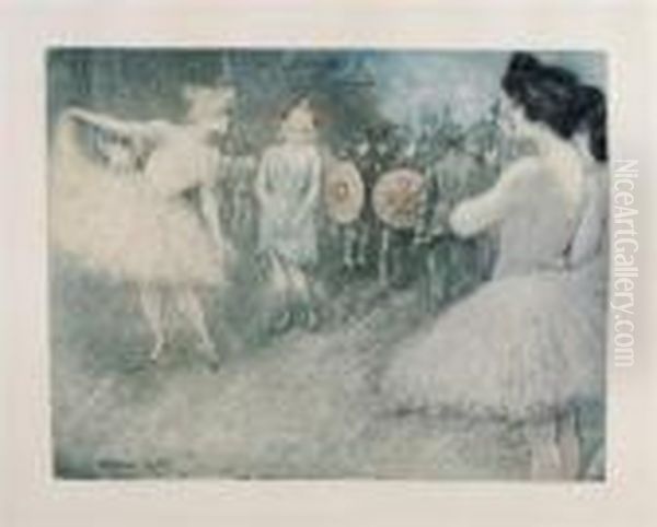 Le Ballet Oil Painting by Richard Ranft