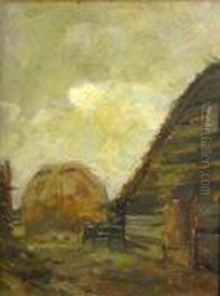 Harvest Oil Painting by Henry Ward Ranger