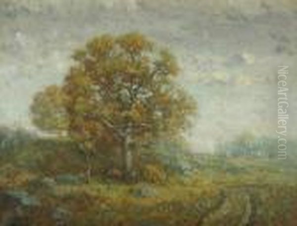 Summer Landscape Oil Painting by Henry Ward Ranger