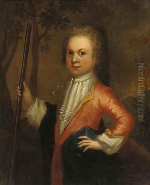 Portrait of a boy 2 Oil Painting by Charles D'Agar