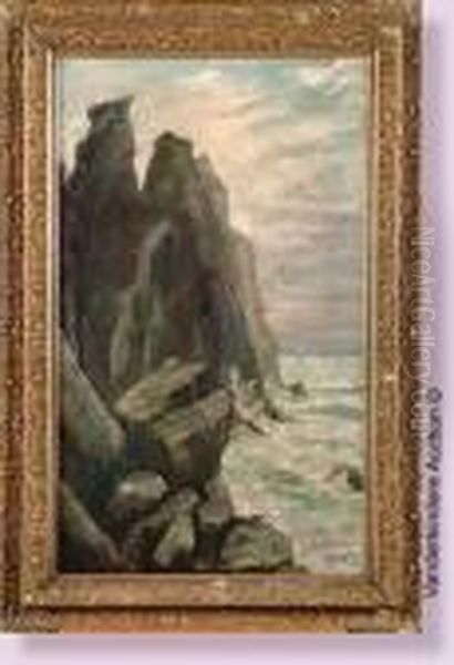 La Falaise Oil Painting by Joseph Morris Raphael