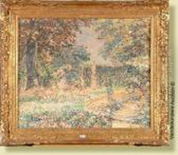 Parc A Uccle Oil Painting by Joseph Morris Raphael