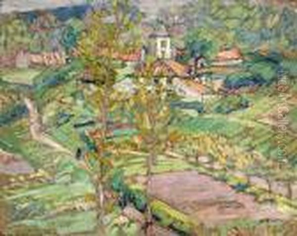 Spring, Rue Engeland, Kriekeput Oil Painting by Joseph Morris Raphael