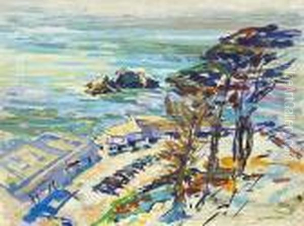 The Cliff House, San Francisco Oil Painting by Joseph Morris Raphael