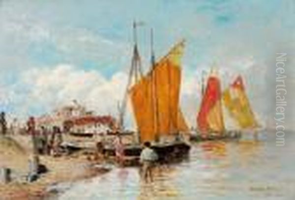 An Den Lagunen Venedigs Oil Painting by Henry Raschen