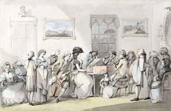 The Concert Party Oil Painting by John the Younger Dunthorne