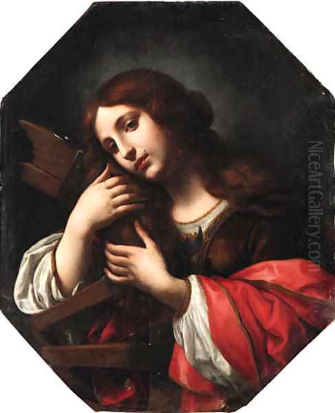 Saint Catherine of Alexandria Oil Painting by Carlo Dolci