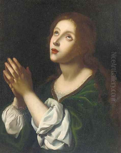 The Penitent Magdalen 2 Oil Painting by Carlo Dolci