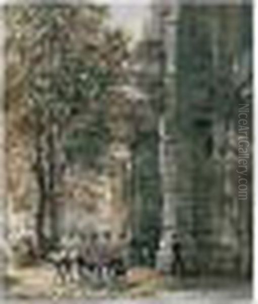 Eton College Chapel Oil Painting by Louise Rayner