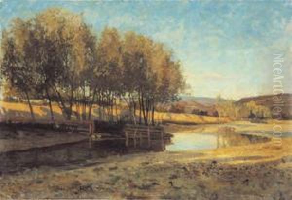 Rive Della Bormida Oil Painting by Ernesto Rayper