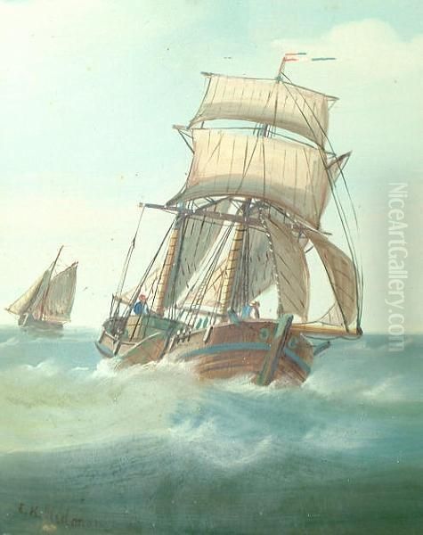 Outward Bound Oil Painting by Edward King Redmore