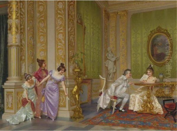 The Unseen Audience Oil Painting by Vittorio Reggianini