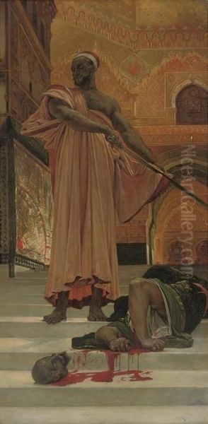 Execution Sans Jugement Sous Les Roi Maures De Grenade Oil Painting by Henri Alexandre Georges Regnault