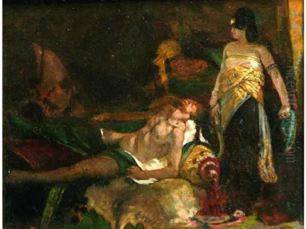 Judith Et Holopherne Oil Painting by Henri Alexandre Georges Regnault