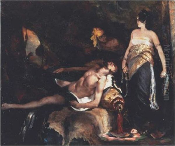 Judith Et Holopherne Oil Painting by Henri Alexandre Georges Regnault