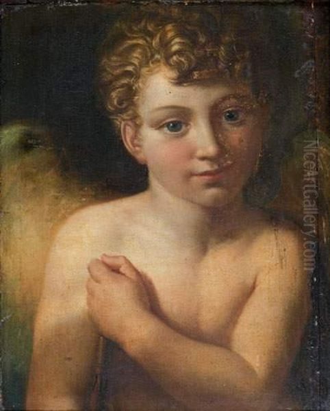 Cupidon Oil Painting by Jean-Baptiste Regnault