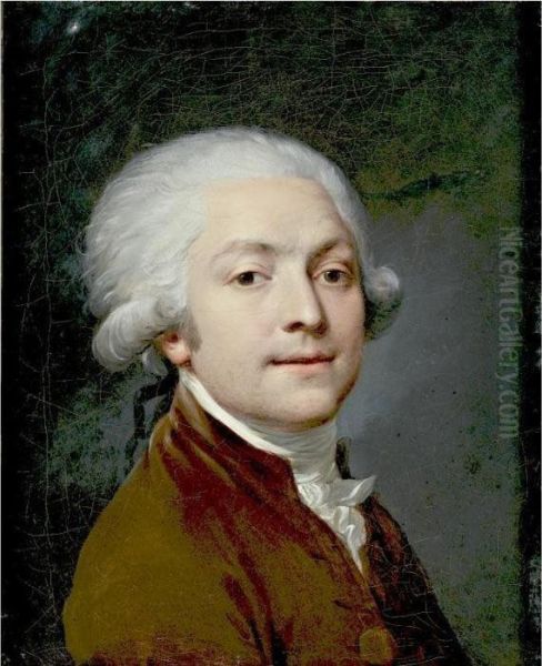 Self-portrait Oil Painting by Jean-Baptiste Regnault