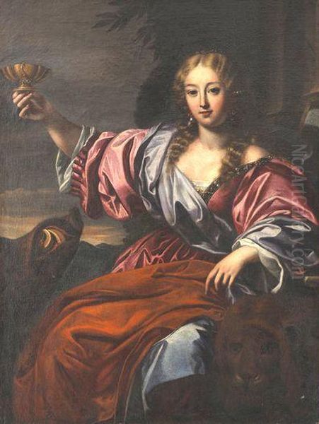 Circe Ou Allegorie De La Force Oil Painting by Niccolo Renieri (see Regnier, Nicolas)