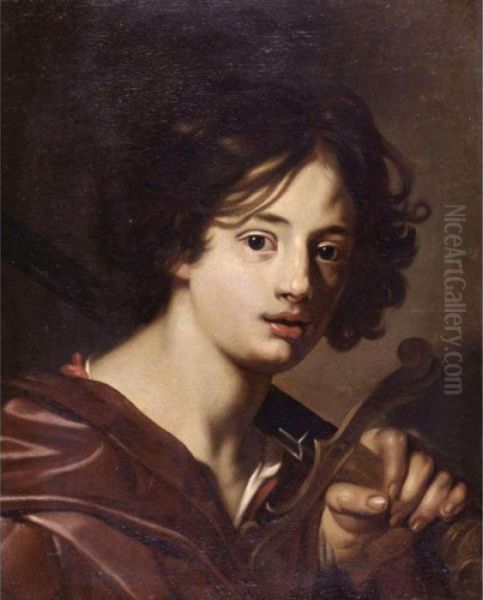 David Oil Painting by Niccolo Renieri (see Regnier, Nicolas)