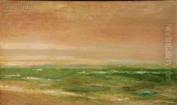 Gloucester Waves Oil Painting by Frank Knox Morton Rehn