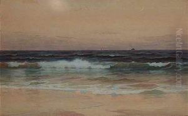 Seascape Oil Painting by Frank Knox Morton Rehn