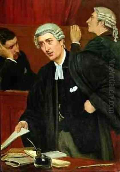 The Barrister Oil Painting by Thomas Davidson