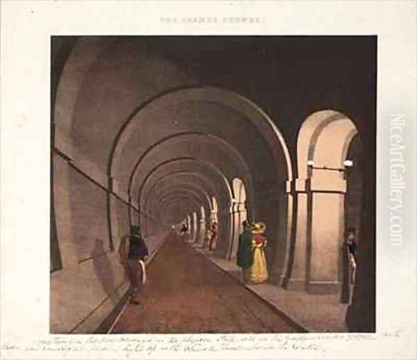 The Thames Tunnel Oil Painting by Dixie, B.