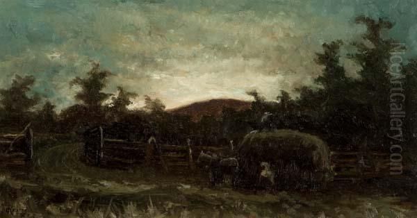 Haying. Oil Painting by George Agnew Reid