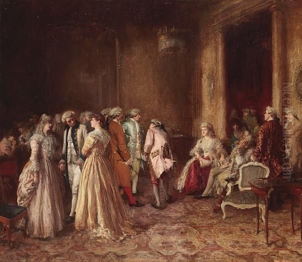 The Debutante Oil Painting by George Ogilvy Reid