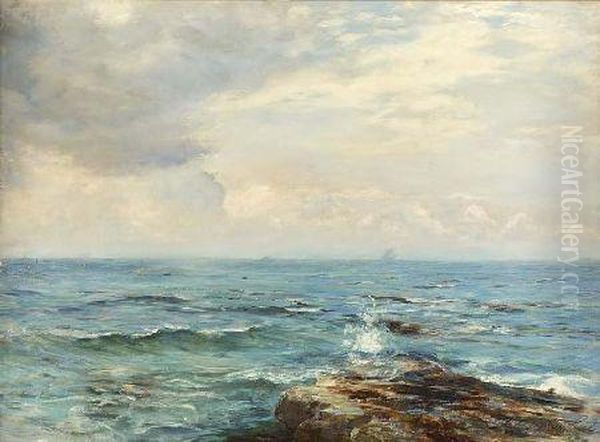 On The Fifeshire Coast Oil Painting by George Ogilvy Reid