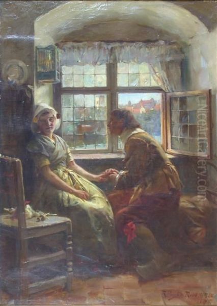 The Proposal Oil Painting by Robert Payton Reid