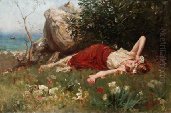 A Summer's Daydream Oil Painting by Robert Payton Reid