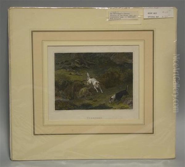 Terriers Oil Painting by Philip Reinagle