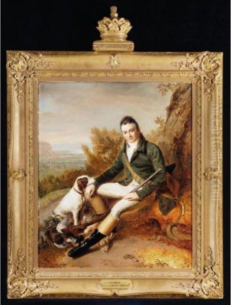 Portrait Of George, 5th Duke Of Gordon (1770-1836) Oil Painting by Ramsay Richard Reinagle