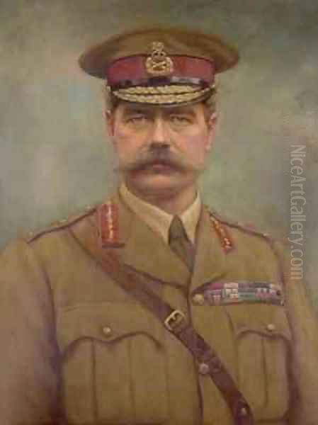 Portrait of Lord Kitchener Oil Painting by Arthur Davis