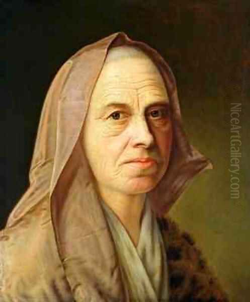 Old Woman Oil Painting by Balthasar Denner