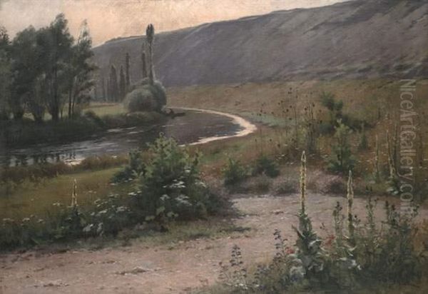 Paysage Oil Painting by Alfred Renaudin