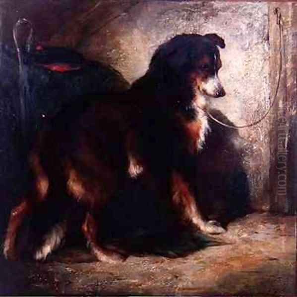 The Shepherds Collie Oil Painting by Edwin Douglas