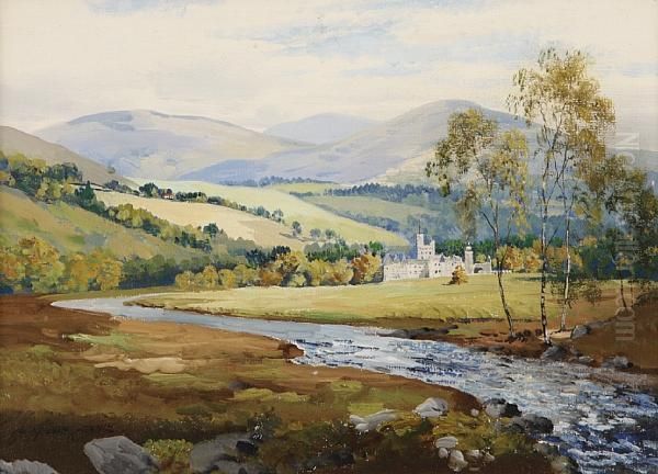 Balmoral Castle Oil Painting by George Melvin Rennie