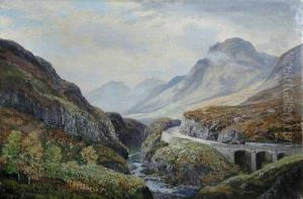 Viewof Glencoe Oil Painting by George Melvin Rennie