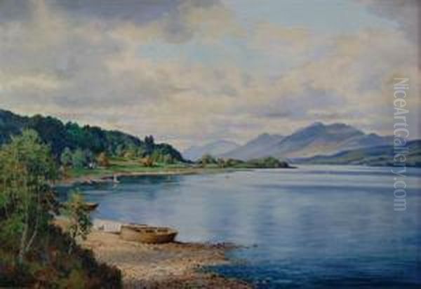 Loch Lomond Oil Painting by George Melvin Rennie