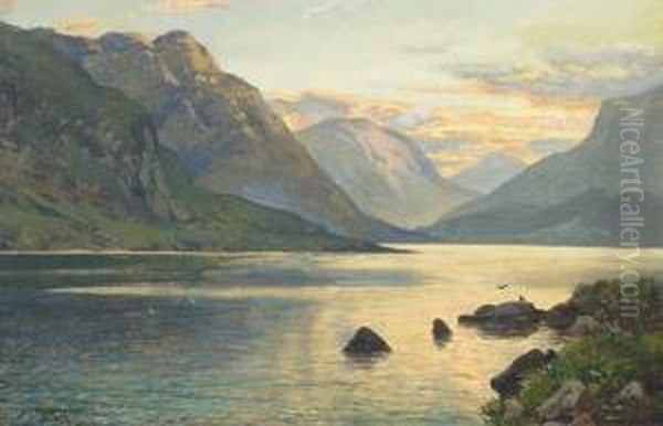 Evening, Loch Callater by George Melvin Rennie