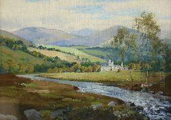 Balmoral Castle From The Dee by George Melvin Rennie