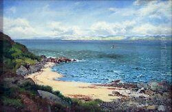 Bute From Coorie Bay, Arran Oil Painting by George Melvin Rennie